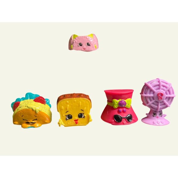 Shopkins Mixed Lot Of Mini Figures & Accessories With Green Shopping Bags - Picture 3 of 8
